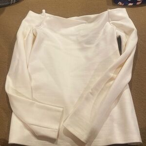 Lagence Ivory off the shoulder top